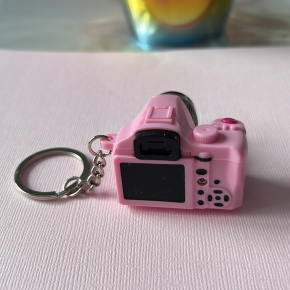 🆕 NEW Led Camera Flashing Camera Key Ring for Keys Pompom Bags - Picture 4 of 13
